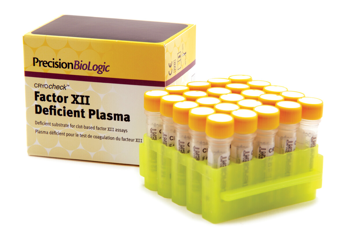 CRYOcheck Factor XII Deficient Plasma, frozen | Deficient Inhibitor ...